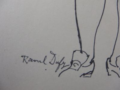 Raoul DUFY - Isaac Newton, Lot de deux lithographies signées 2