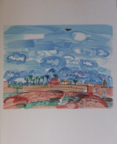 Raoul DUFY (d’après) - Au Maroc - Lithographie signée