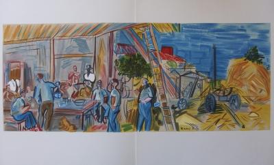 Raoul DUFY (d’après) - Les Moissonneurs - Lithographie signée 2