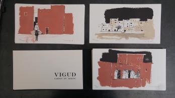 André VIGUD - Série sur le Maroc, 1997 - Acrylique sur toile signée 2