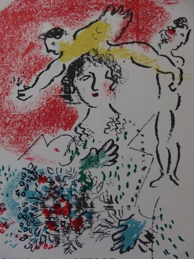 Marc CHAGALL : Une journée à l’atelier Mourlot, Lithographie originale signée 2