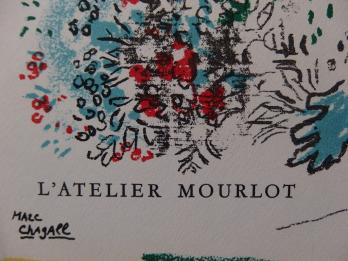 Marc CHAGALL : Une journée à l’atelier Mourlot, Lithographie originale signée 2