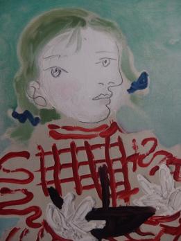 Pablo PICASSO - Maya, Lithographie originale signée 2