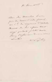 NAPOLEON III Lettre autographe signée 2