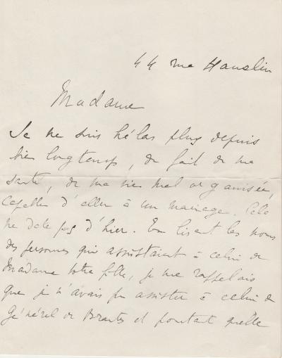 Marcel PROUST - Lettre autographe signée à Susan LAWRENCE 2