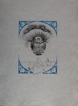 Salvador Dali - Sainte Trinité, sainte persistance de la mémoire, 1973, gravure 2
