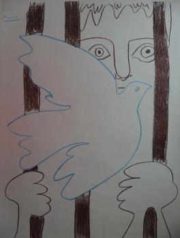 Pablo PICASSO - Amnistia (1959), Lithographie originale Signée 2