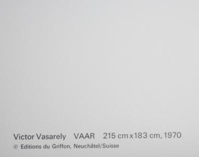 Victor VASARELY (d’après) - Progression 2, VAAR, 1972 - Héliogravure 2