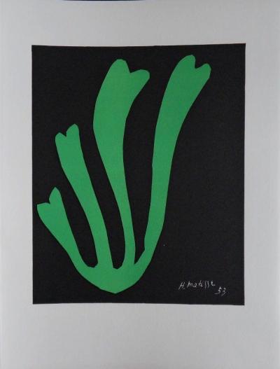 Henri MATISSE : Fougère, Lithographie originale Signée 2