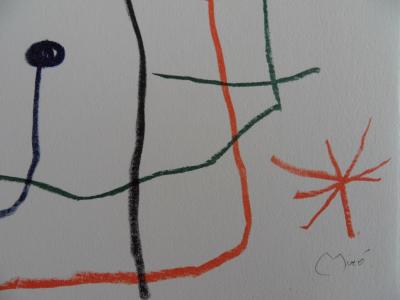 Joan MIRO - Composition abstraite - Lithographie originale Signée 2