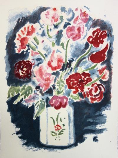 Kees VAN DONGEN - Bouquet de fleurs, Lithographie 2