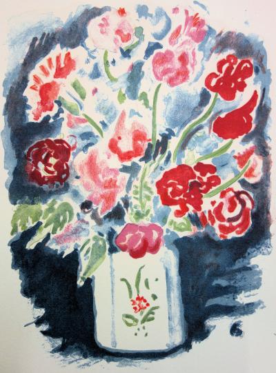 Kees VAN DONGEN - Bouquet de fleurs, Lithographie 2