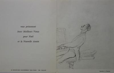 Honoré DAUMIER : Le Pianiste - Lithographie 2