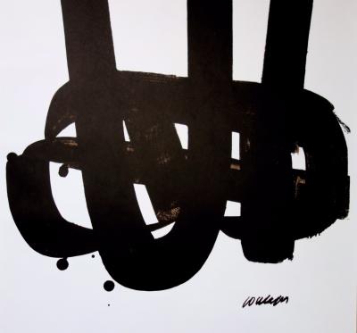 Pierre SOULAGES - Lithographie n°29, Lithographie originale signée - 1972 2