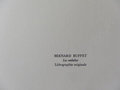 Bernard BUFFET : Les Ombelles, Lithographie originale 2