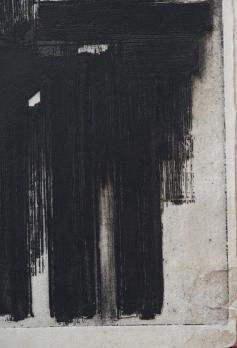 Pierre Soulages : Eau-forte III, Eau-forte originale, signée - 1956 2