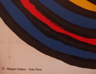 Alexander CALDER : Composition 1973, Lithographie originale 2