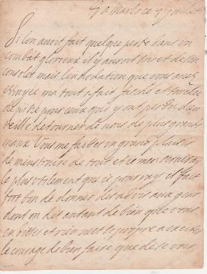 MADAME DE MAINTENON Lettre autographe signée : Louis XIV, la reine d’Angleterre 2