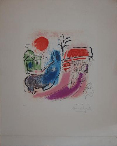 Marc CHAGALL : Maternité au Centaure, Lithographie originale signée - 1957 2