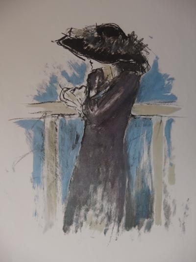 Jean-Pierre CASSIGNEUL : Femme accoudée  - Affiche originale d’époque 2
