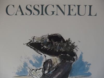 Jean-Pierre CASSIGNEUL : Femme accoudée  - Affiche originale d’époque 2