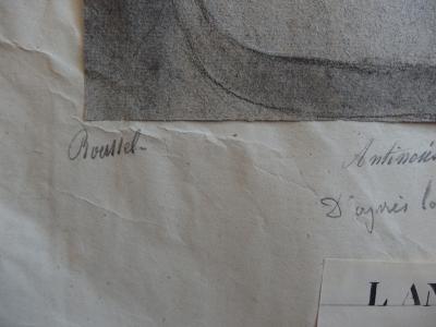 Charles Roussel - L’Antinoüs du Vatican, dessin 2