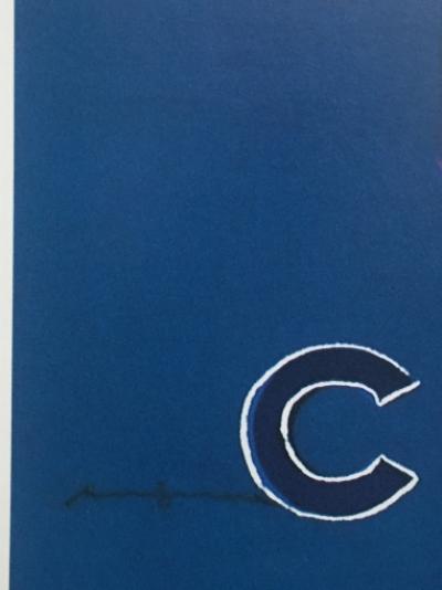 ANDY WARHOL (d’après) - Affiche Chanel No5 bleue 2