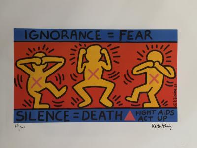 Keith Haring (d’après) - Ignorance-Fear (1989) 2