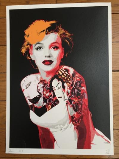 Death NYC - Marilyn Monroe Tattoo Yellow 2