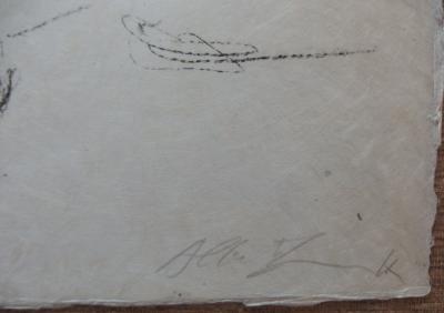 Alberto GIACOMETTI : Pomme endormie, Lithographie originale signée au crayon 2