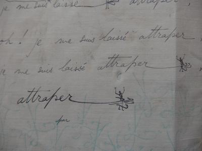 Salvador Dali : Etude pour les crânes de Zurbaran, Dessin original signé 2