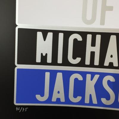 Joel DUCORROY  - Michael Jackson, 2012  - Sérigraphie signée 2