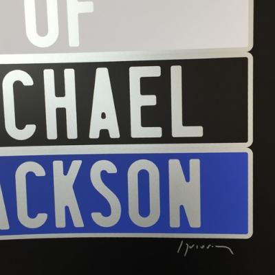 Joel DUCORROY  - Michael Jackson, 2012  - Sérigraphie signée 2