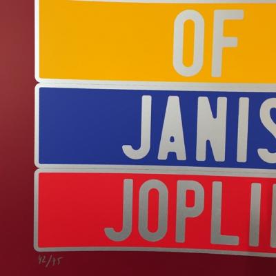 Joel DUCORROY - Janis Joplin, 2012, Sérigraphie signée 2