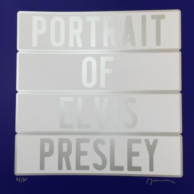 Joel DUCORROY - Elvis Presley, 2012 - Sérigraphie signée 2