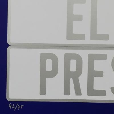 Joel DUCORROY - Elvis Presley, 2012 - Sérigraphie signée 2