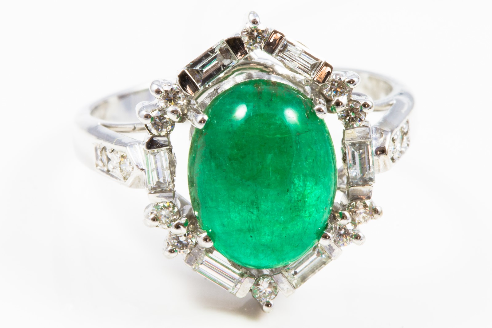 Émeraude verte de Colombie naturelle, 6,90 ct, pierre précieuse de