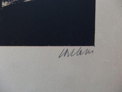 Pierre SOULAGES : Lithographie n°9, Lithographie originale signée (1959) 2