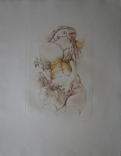 Hans BELLMER : Femmes dessus dessous - Gravure originale, Signée 2