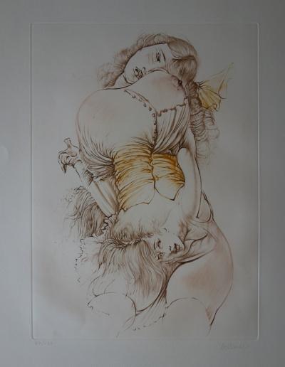 Hans BELLMER : Femmes dessus dessous - Gravure originale, Signée 2