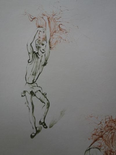 Hans BELLMER : Chevelure rousse en feu - Gravure originale, Signée 2