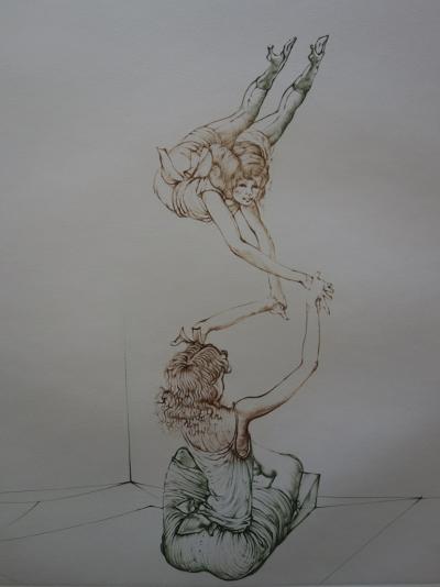 Hans BELLMER : Les équilibristes - Gravure originale, Signée 2