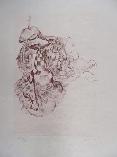 Hans BELLMER - Rêve surréaliste, Gravure originale, Signée 2