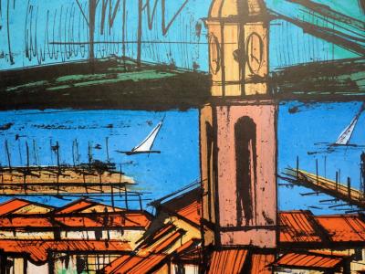 Bernard BUFFET : Saint Tropez - Lithographie originale Signée 2