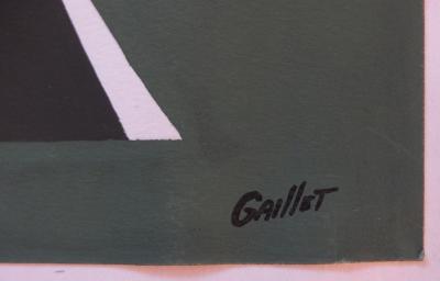 Jean-Luc GAILLET : Tourisme : La France - Gouache originale signée pour le projet de l’affiche - 1964 2