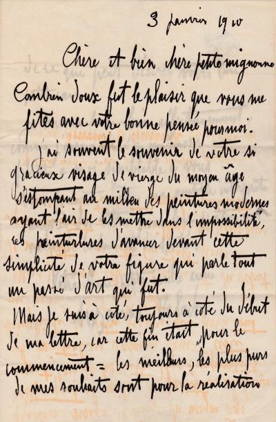 SUZANNE VALADON - Lettre autographe signée 2