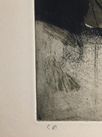 Antoni CLAVE - Composition, 1975 - Gravure signée au crayon 2