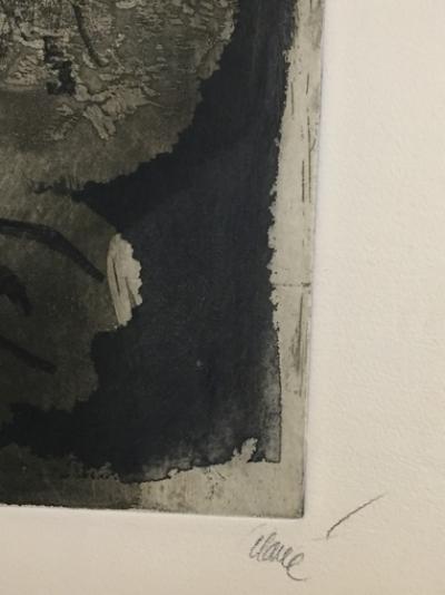 Antoni CLAVE - Composition, 1975 - Gravure signée au crayon 2