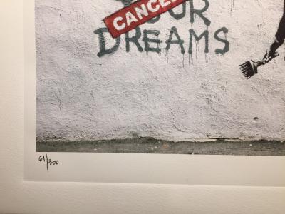 Banksy (d’après) - Follow your dreams - Cancelled 2