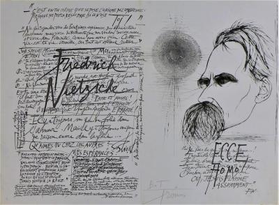 Pierre-Yves TREMOIS - Nietzsche  - gravure 2